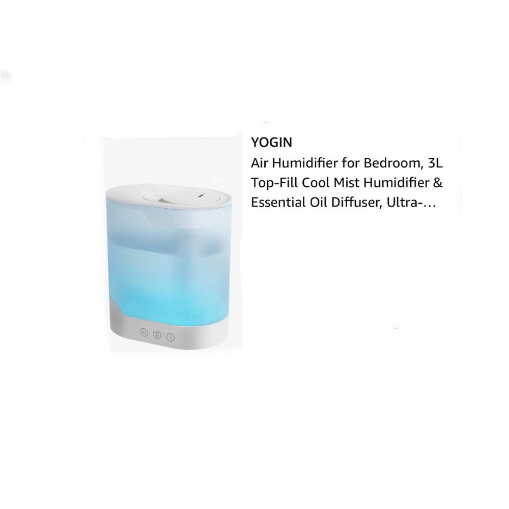 Air Humidifier for Bedroom